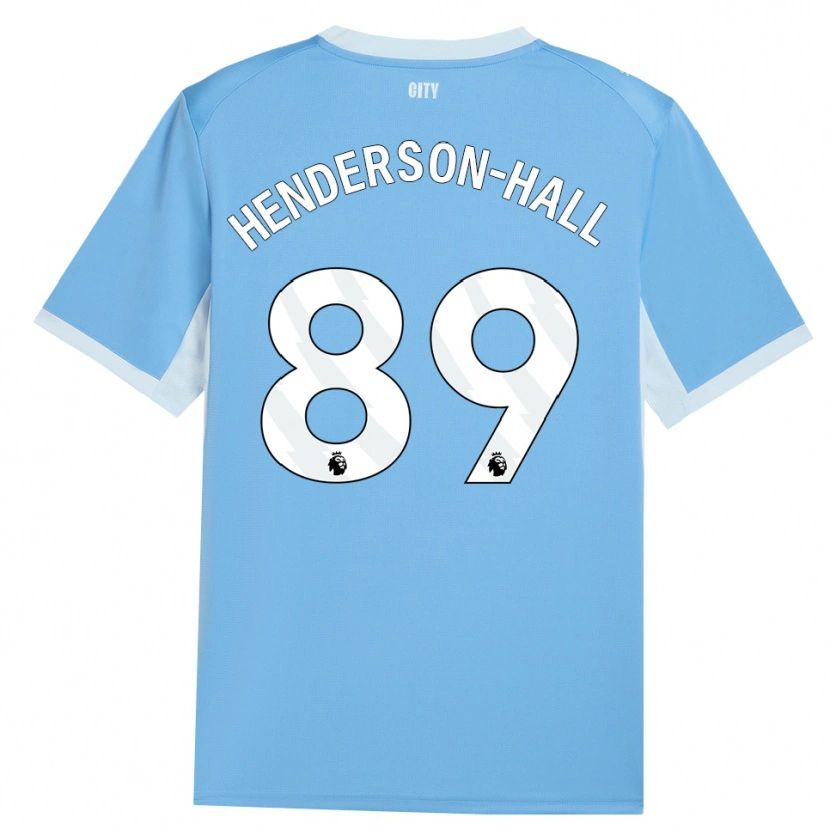 Danxen Criança Camisola Matty Henderson-Hall #89 Lightskyblue Branco Principal 2026/27 Camisa