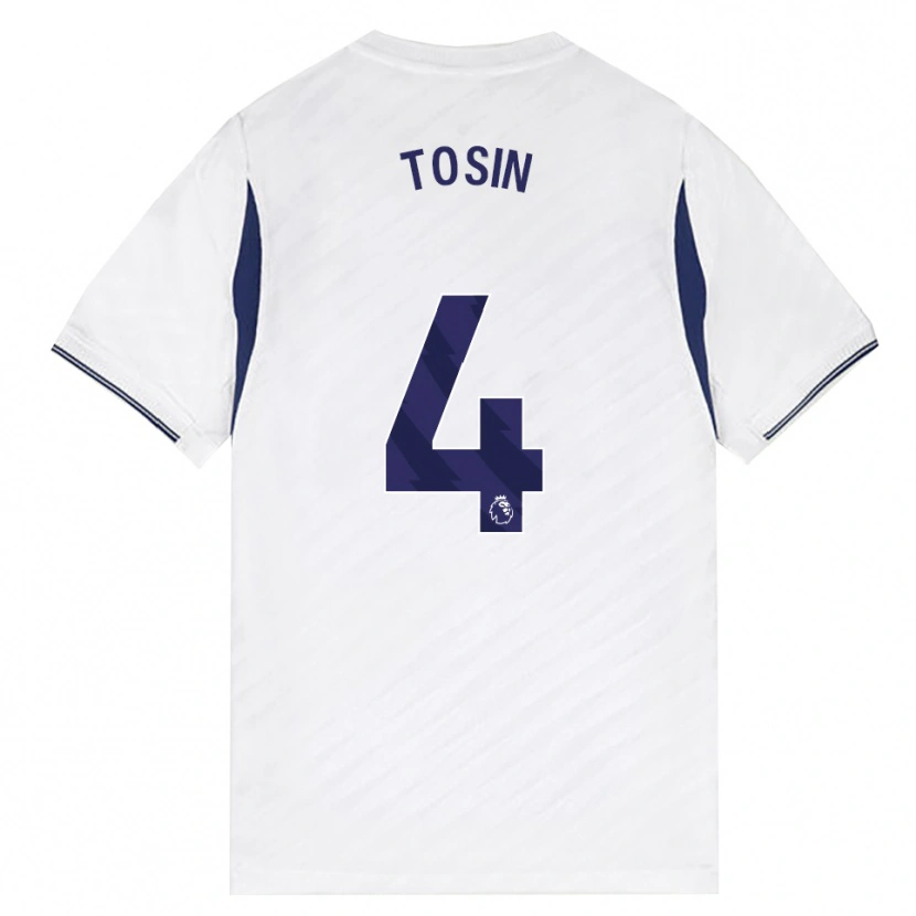 Danxen Criança Camisola Tosin Adarabioyo #4 Branco Vermelho Roxo Principal 2026/27 Camisa
