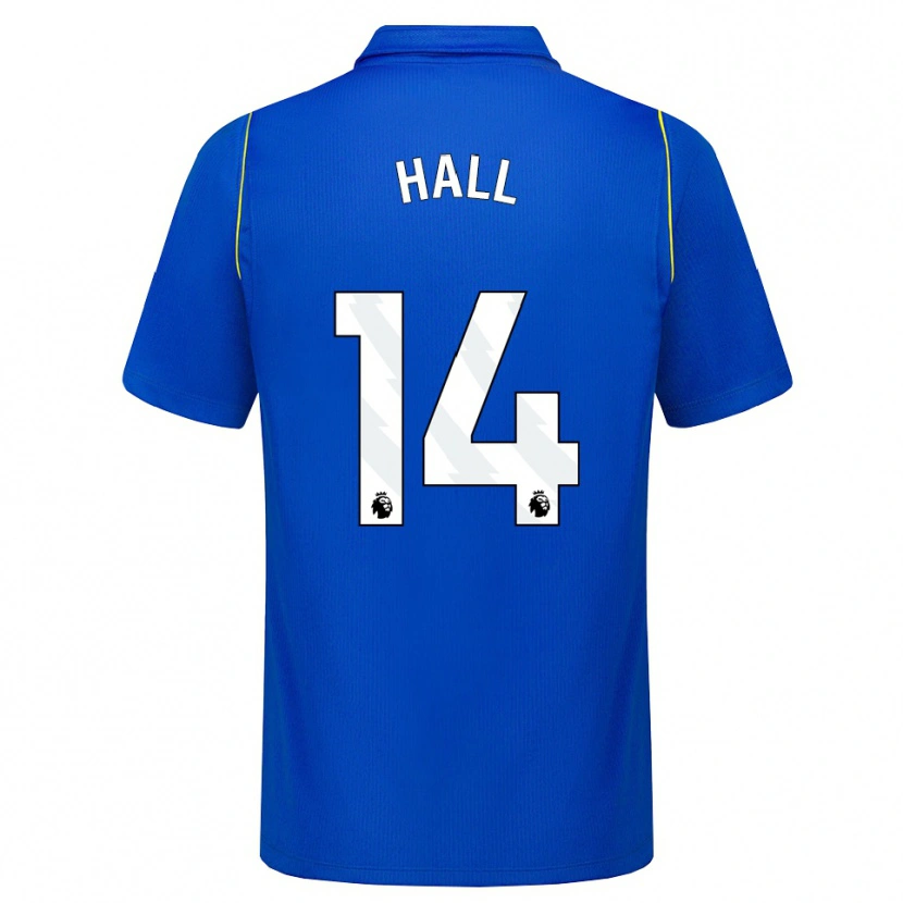 Danxen Criança Camisola Jacob Hall #14 Azul Amarelo Principal 2026/27 Camisa