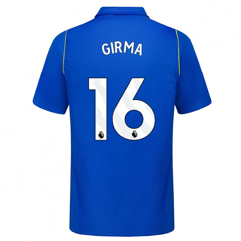 Danxen Criança Camisola Naomi Girma #16 Azul Amarelo Principal 2026/27 Camisa