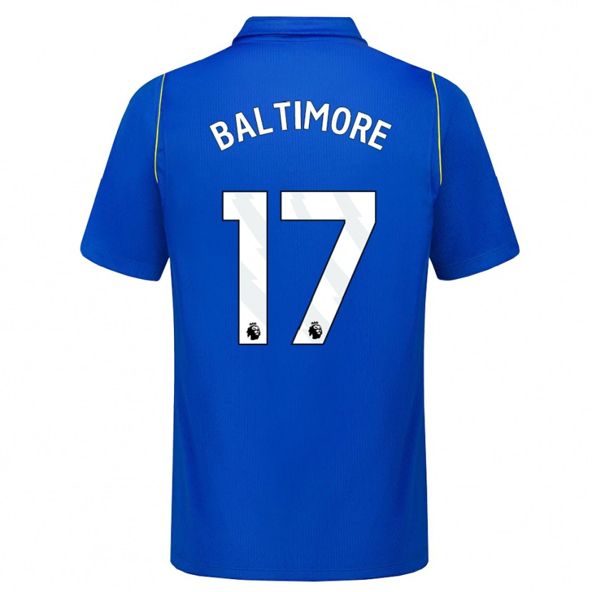 Danxen Criança Camisola Sandy Baltimore #17 Azul Amarelo Principal 2026/27 Camisa