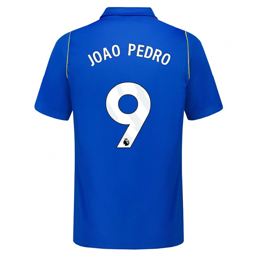 Danxen Criança Camisola João Pedro #9 Azul Amarelo Principal 2026/27 Camisa