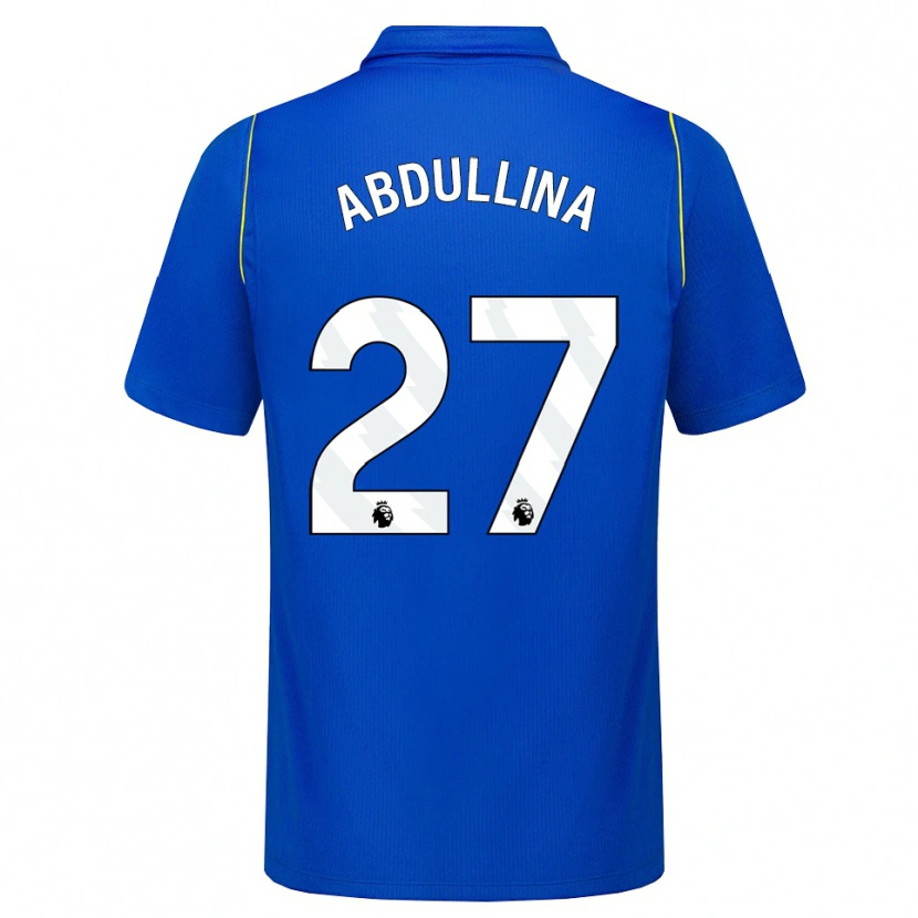 Danxen Criança Camisola Alsu Abdullina #27 Azul Amarelo Principal 2026/27 Camisa