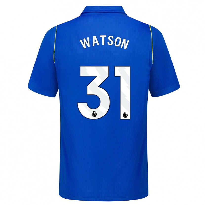 Danxen Criança Camisola Reggie Watson #31 Azul Amarelo Principal 2026/27 Camisa