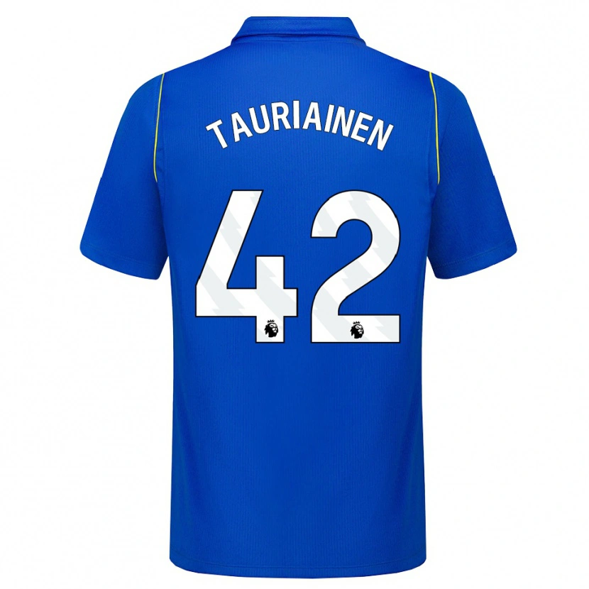Danxen Criança Camisola Jimi Tauriainen #42 Azul Amarelo Principal 2026/27 Camisa