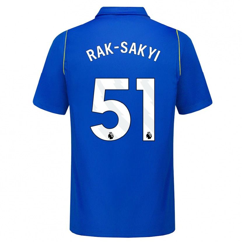 Danxen Criança Camisola Sam Rak-Sakyi #51 Azul Amarelo Principal 2026/27 Camisa