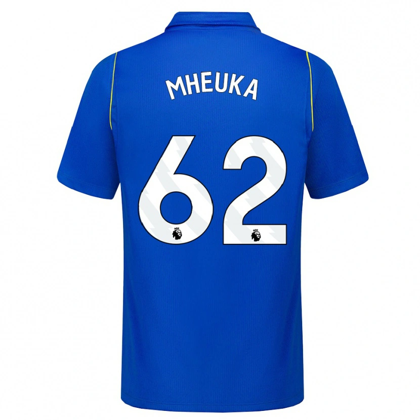 Danxen Criança Camisola Shumaira Mheuka #62 Azul Amarelo Principal 2026/27 Camisa