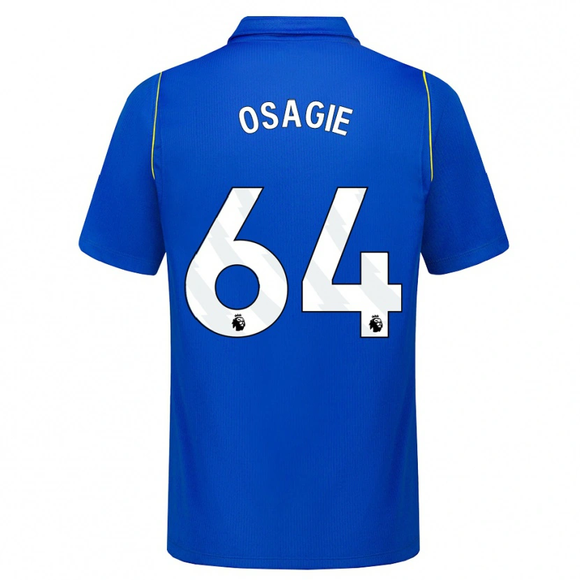 Danxen Criança Camisola Justin Osagie #64 Azul Amarelo Principal 2026/27 Camisa