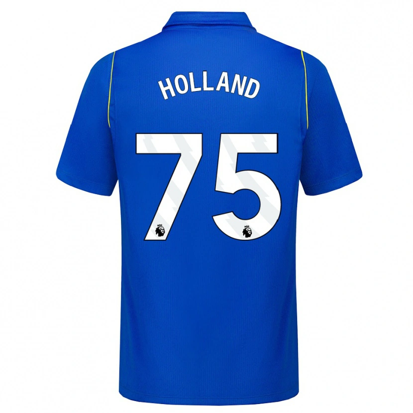 Danxen Criança Camisola Charlie Holland #75 Azul Amarelo Principal 2026/27 Camisa