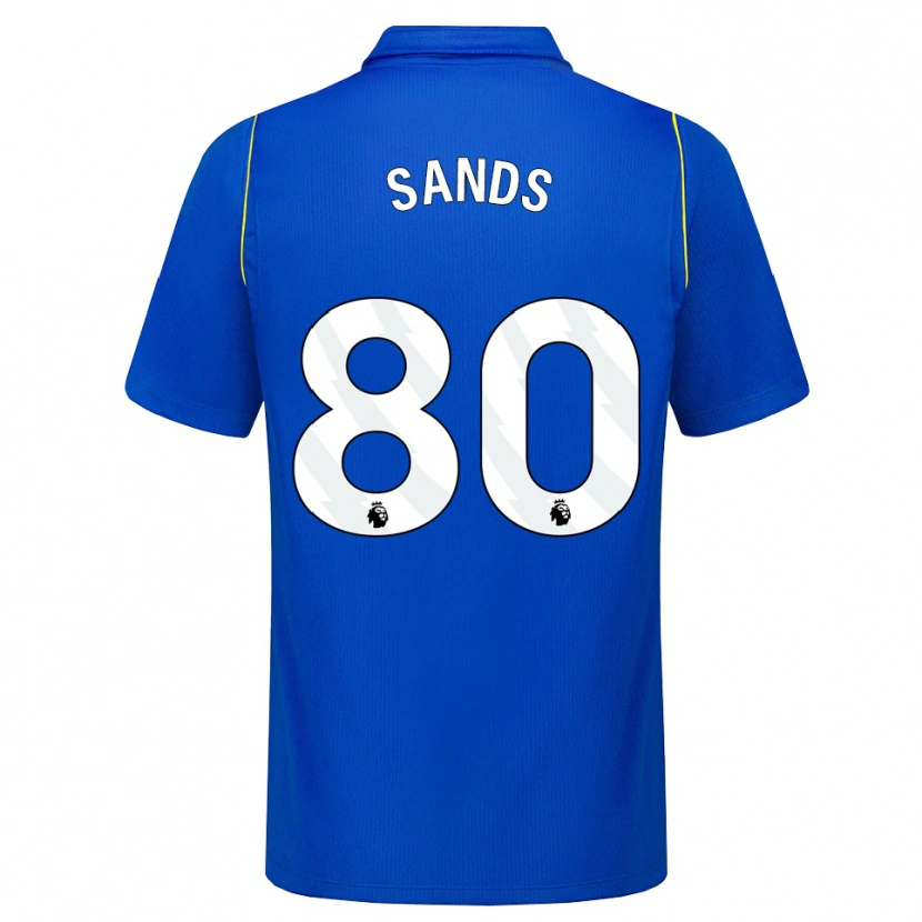Danxen Criança Camisola Hudson Sands #80 Azul Amarelo Principal 2026/27 Camisa