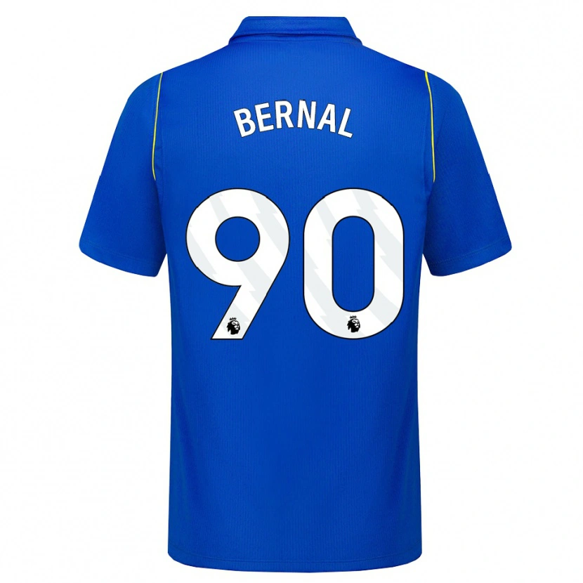 Danxen Criança Camisola Freddy Bernal #90 Azul Amarelo Principal 2026/27 Camisa