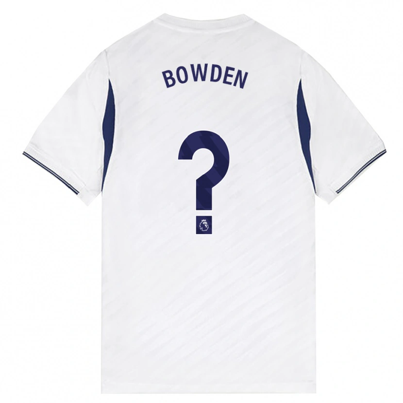 Danxen Criança Camisola Jamie Bowden #0 Branco Vermelho Roxo Principal 2026/27 Camisa