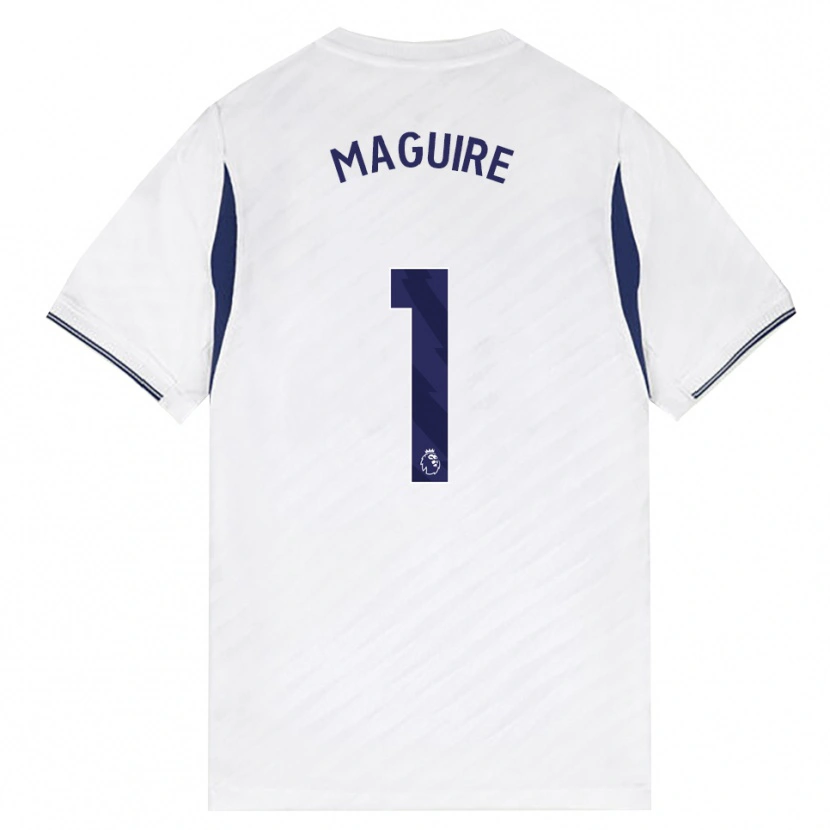 Danxen Criança Camisola Aaron Maguire #1 Branco Vermelho Roxo Principal 2026/27 Camisa