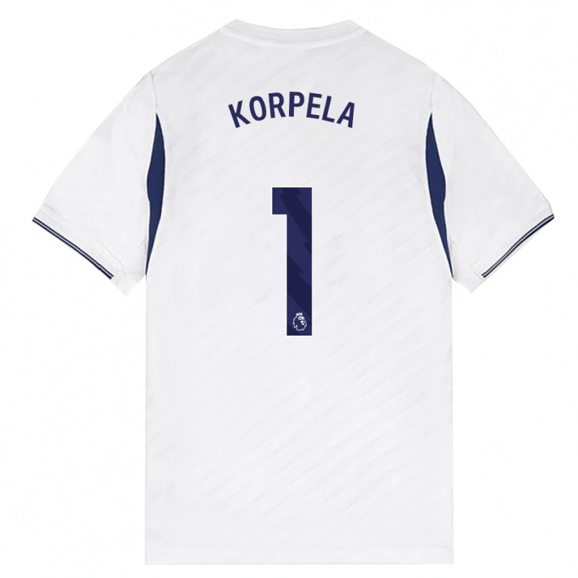 Danxen Criança Camisola Tinja-Riikka Korpela #1 Branco Vermelho Roxo Principal 2026/27 Camisa
