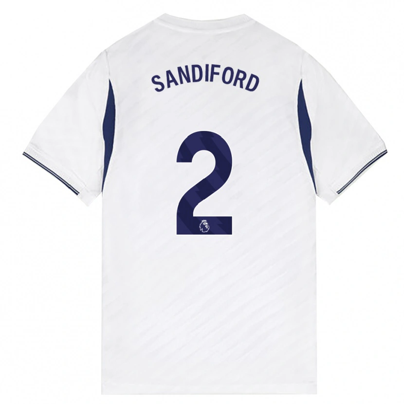 Danxen Criança Camisola Oscar Sandiford #2 Branco Vermelho Roxo Principal 2026/27 Camisa