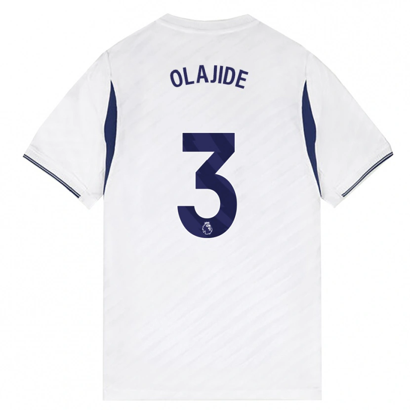 Danxen Criança Camisola Solomon Olajide #3 Branco Vermelho Roxo Principal 2026/27 Camisa