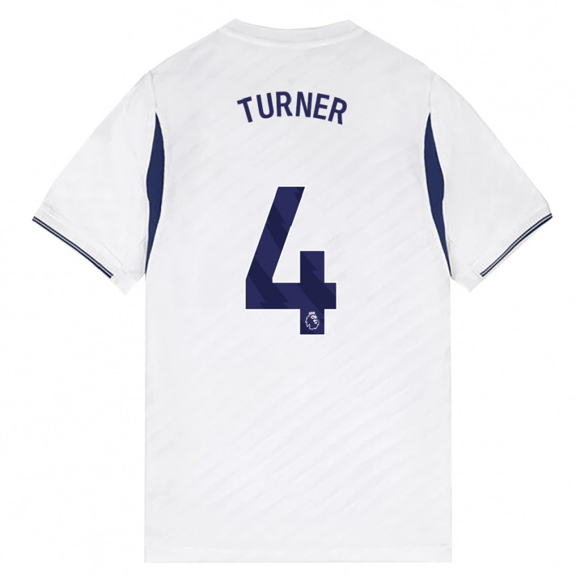 Danxen Criança Camisola Amy Turner #4 Branco Vermelho Roxo Principal 2026/27 Camisa