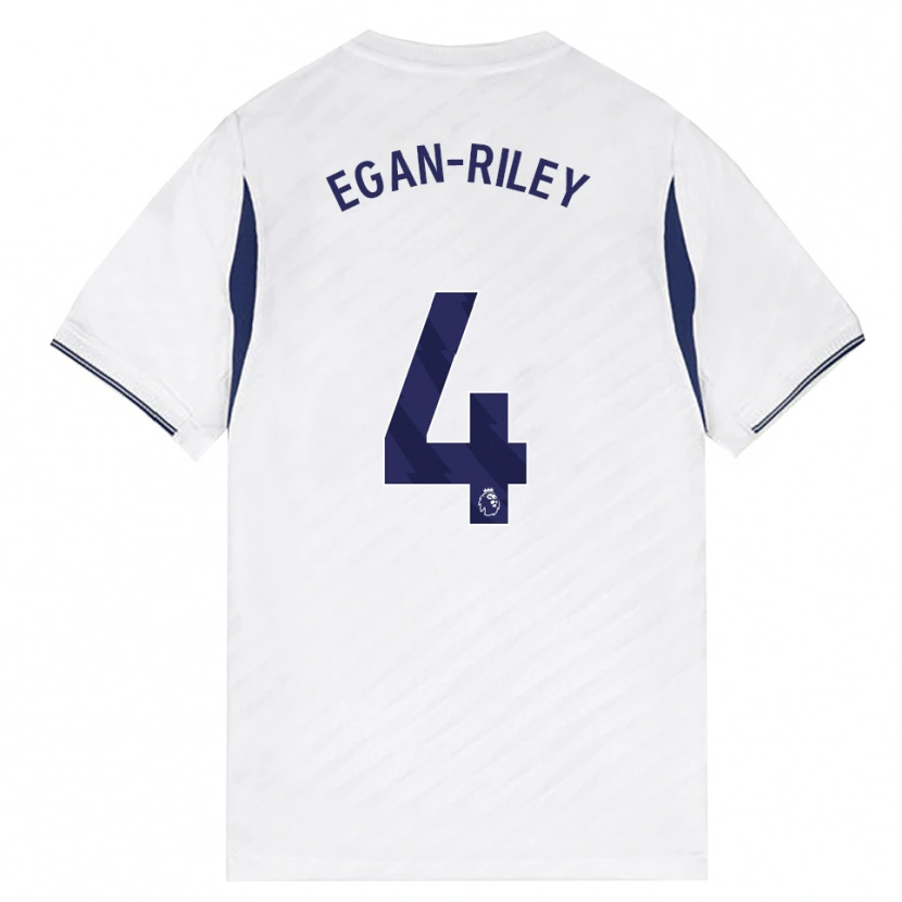 Danxen Criança Camisola Roman Egan-Riley #4 Branco Vermelho Roxo Principal 2026/27 Camisa