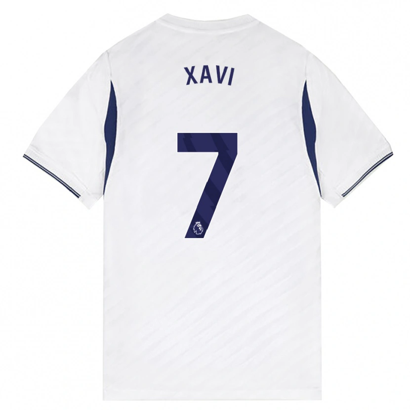 Danxen Criança Camisola Xavi Simons #7 Branco Vermelho Roxo Principal 2026/27 Camisa
