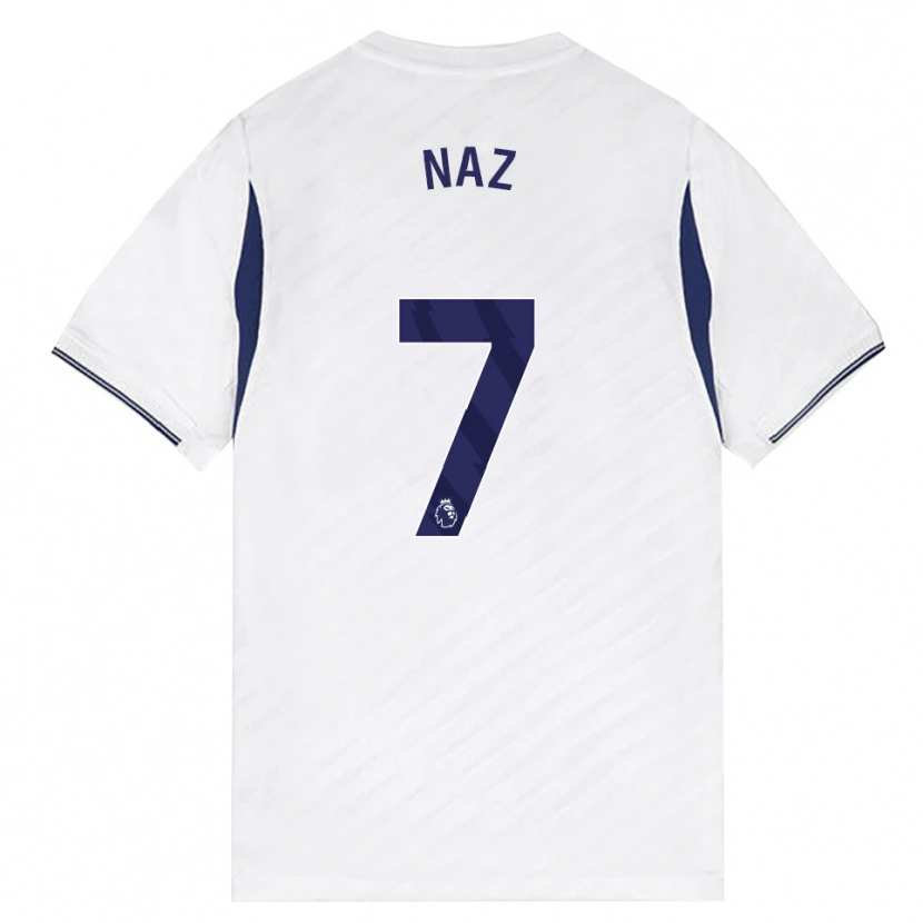 Danxen Criança Camisola Jessica Naz #7 Branco Vermelho Roxo Principal 2026/27 Camisa