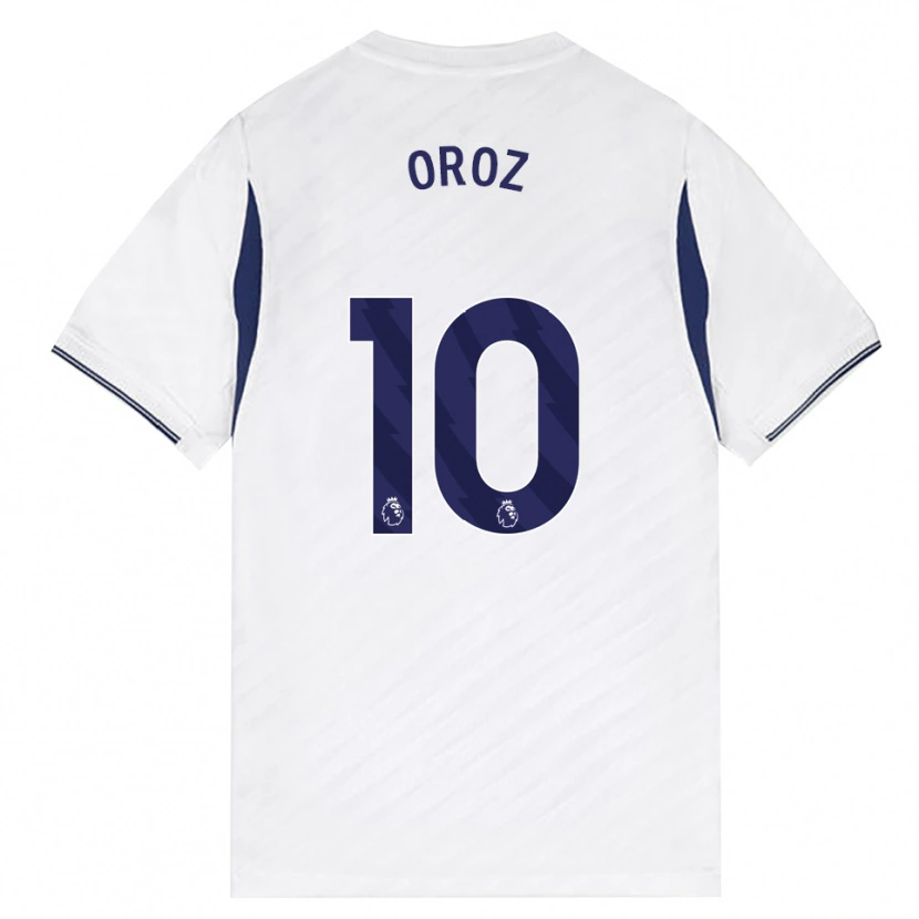 Danxen Criança Camisola Maite Oroz #10 Branco Vermelho Roxo Principal 2026/27 Camisa