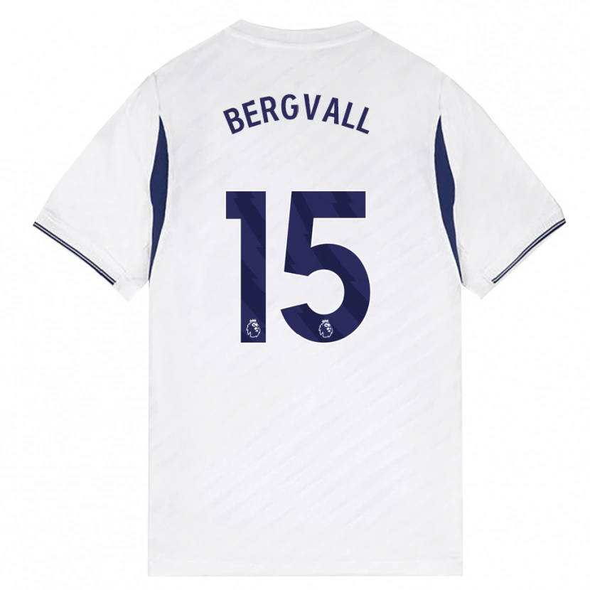 Danxen Criança Camisola Lucas Bergvall #15 Branco Vermelho Roxo Principal 2026/27 Camisa