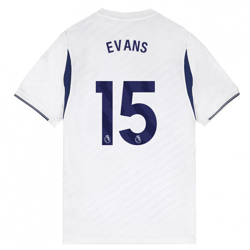 Danxen Criança Camisola Ted Evans #15 Branco Vermelho Roxo Principal 2026/27 Camisa
