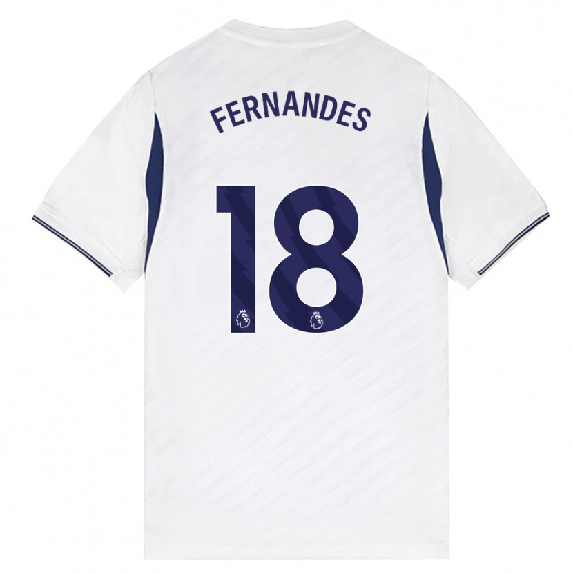 Danxen Criança Camisola Mateus Fernandes #18 Branco Vermelho Roxo Principal 2026/27 Camisa