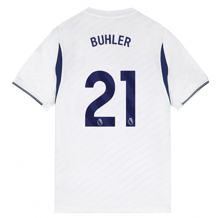 Danxen Criança Camisola Luana Bühler #21 Branco Vermelho Roxo Principal 2026/27 Camisa