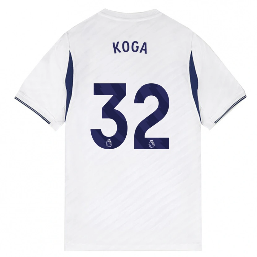 Danxen Criança Camisola Tōko Koga #32 Branco Vermelho Roxo Principal 2026/27 Camisa