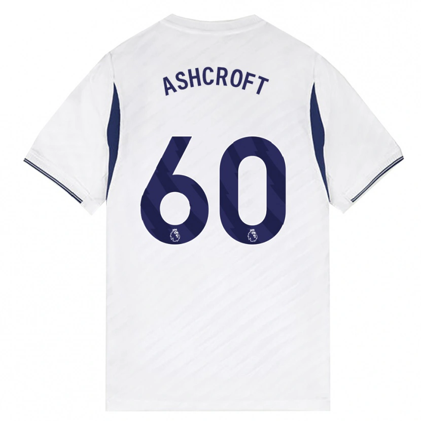 Danxen Criança Camisola Tyrell Ashcroft #60 Branco Vermelho Roxo Principal 2026/27 Camisa