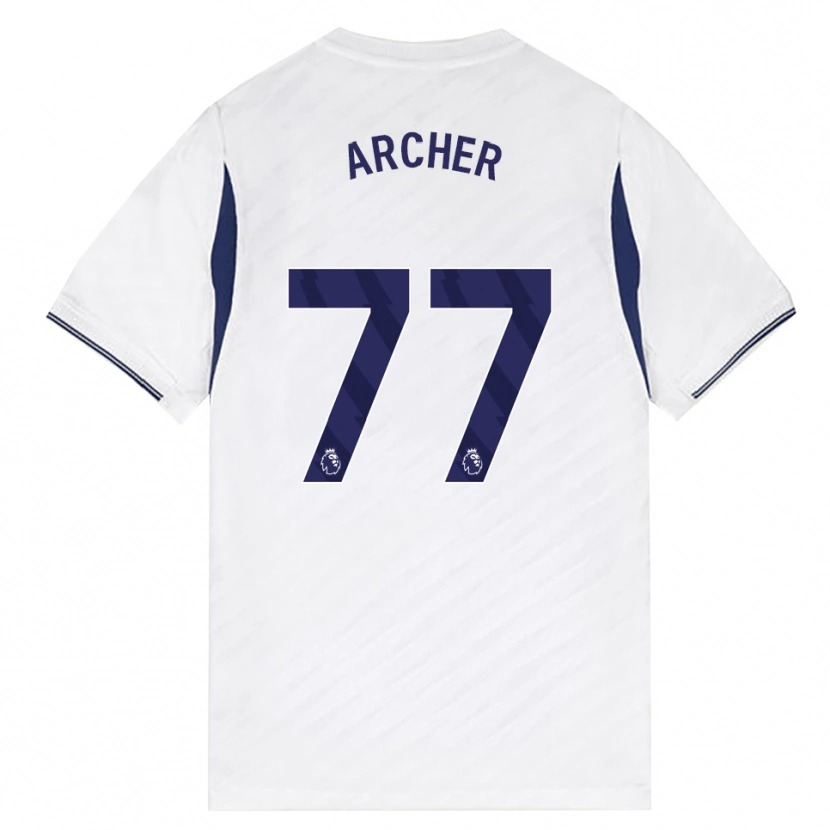Danxen Criança Camisola Samual Archer #77 Branco Vermelho Roxo Principal 2026/27 Camisa