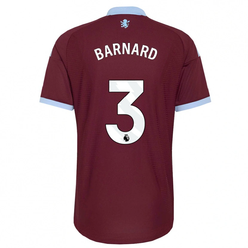 Danxen Criança Camisola Finlay Barnard #3 Cornflowerblue Borgonha Principal 2026/27 Camisa