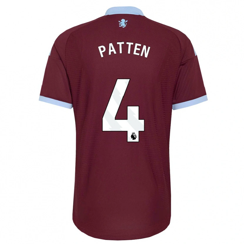 Danxen Criança Camisola Anna Patten #4 Cornflowerblue Borgonha Principal 2026/27 Camisa