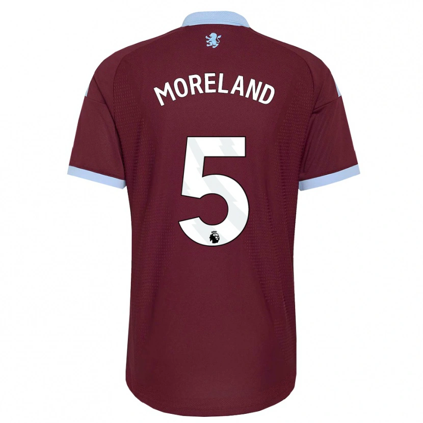 Danxen Criança Camisola Calum Moreland #5 Cornflowerblue Borgonha Principal 2026/27 Camisa