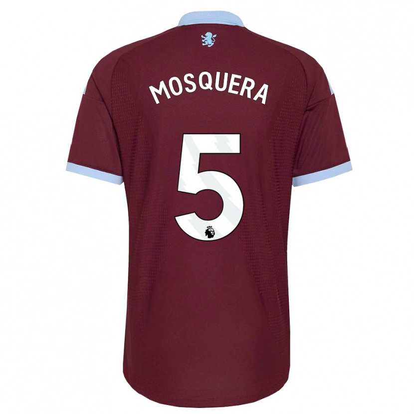 Danxen Criança Camisola Yeimar Mosquera #5 Cornflowerblue Borgonha Principal 2026/27 Camisa