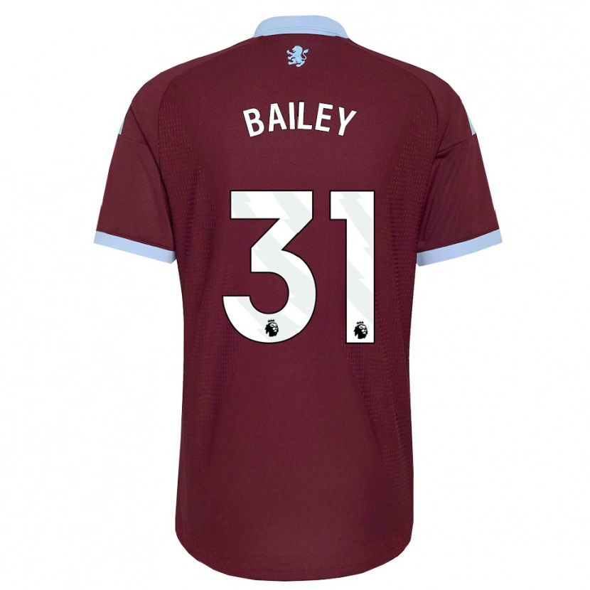 Danxen Criança Camisola Leon Bailey #31 Cornflowerblue Borgonha Principal 2026/27 Camisa