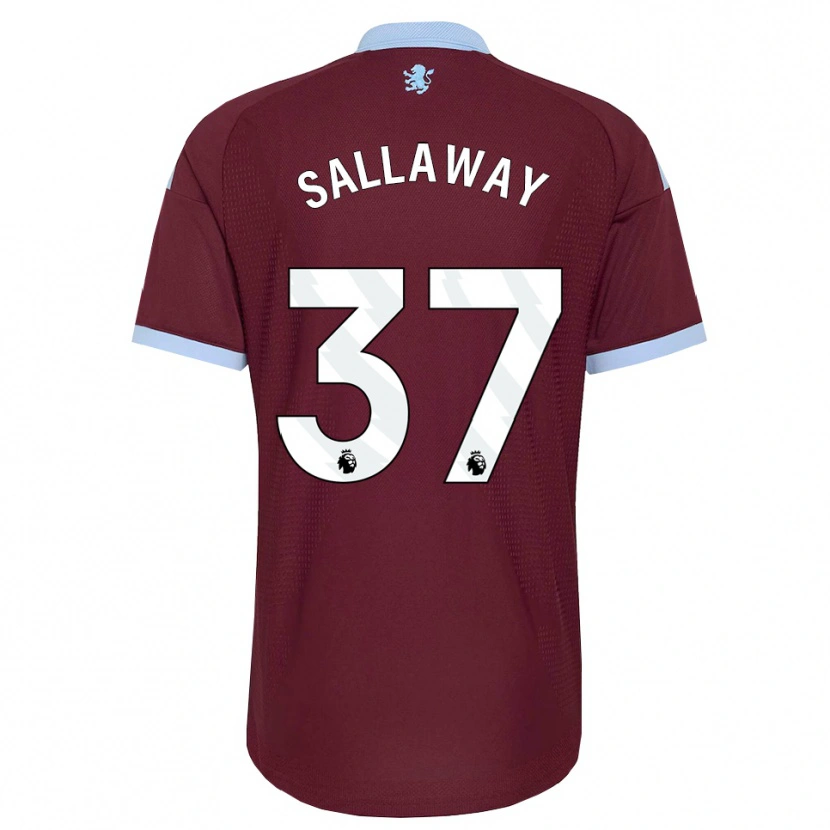 Danxen Criança Camisola Lydia Sallaway #37 Cornflowerblue Borgonha Principal 2026/27 Camisa