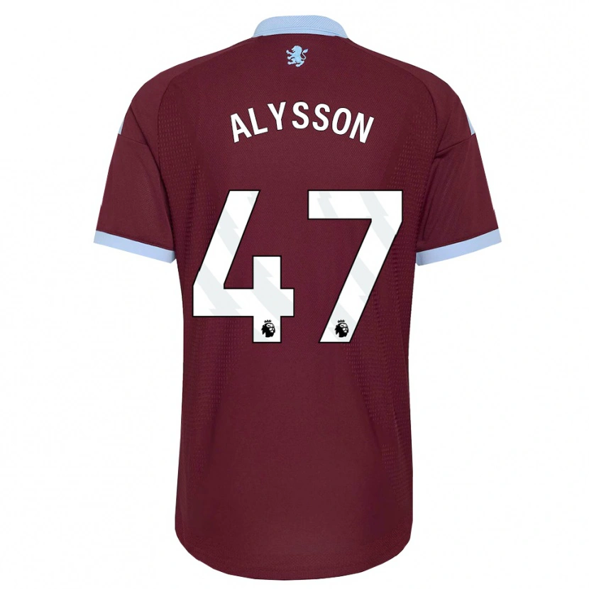 Danxen Criança Camisola Alysson Edward Franco Da Rocha #47 Cornflowerblue Borgonha Principal 2026/27 Camisa