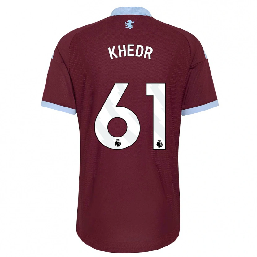 Danxen Criança Camisola Omar Khedr #61 Cornflowerblue Borgonha Principal 2026/27 Camisa