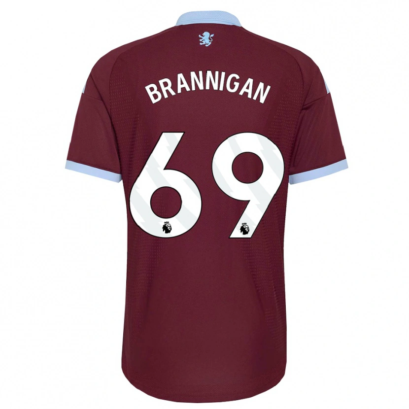 Danxen Criança Camisola Cole Brannigan #69 Cornflowerblue Borgonha Principal 2026/27 Camisa