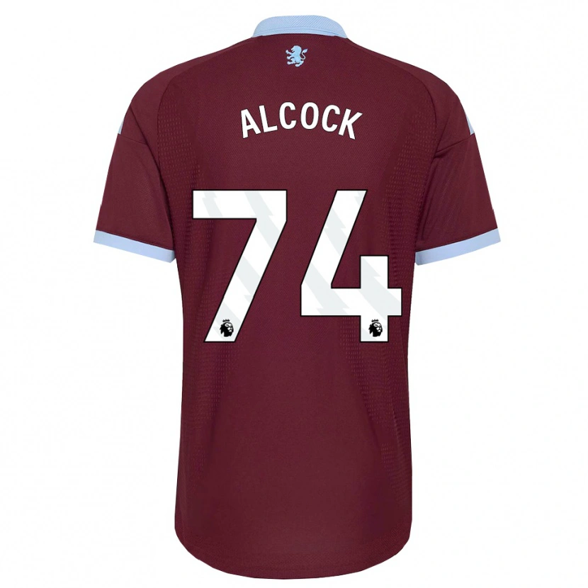 Danxen Criança Camisola Todd Alcock #74 Cornflowerblue Borgonha Principal 2026/27 Camisa