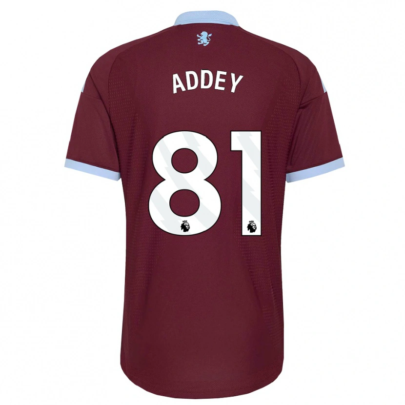 Danxen Criança Camisola Farid Addey #81 Cornflowerblue Borgonha Principal 2026/27 Camisa