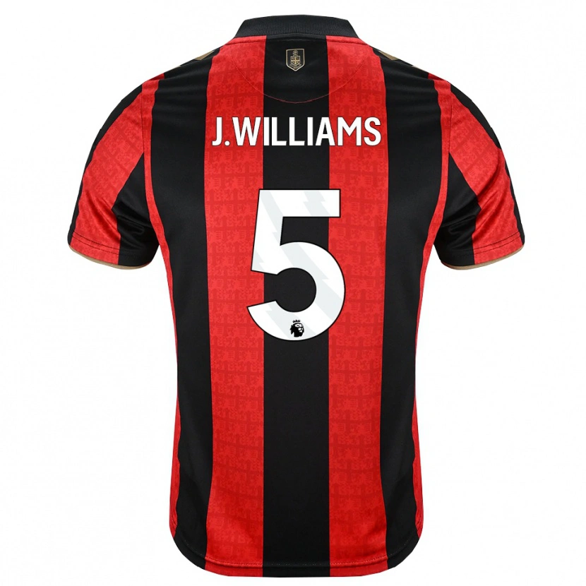 Danxen Criança Camisola Jay Williams #5 Goldenrod Vermelho Preto Principal 2026/27 Camisa