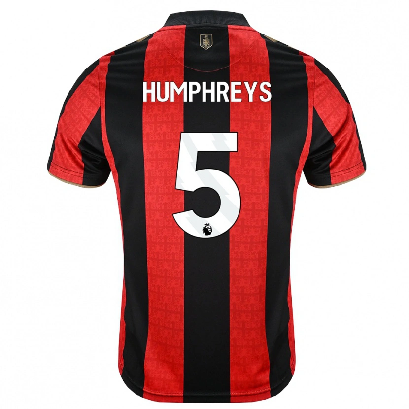 Danxen Criança Camisola Holly Humphreys #5 Goldenrod Vermelho Preto Principal 2026/27 Camisa