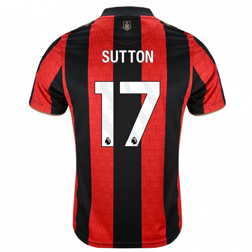 Danxen Criança Camisola Zach Sutton #17 Goldenrod Vermelho Preto Principal 2026/27 Camisa