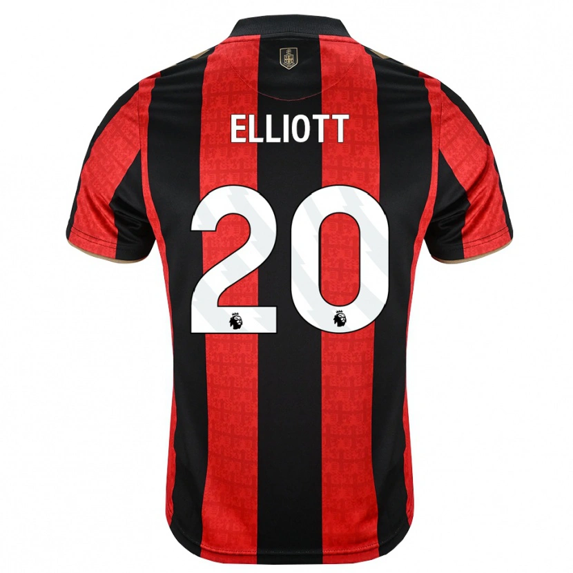 Danxen Criança Camisola Kaitlyn Elliott #20 Goldenrod Vermelho Preto Principal 2026/27 Camisa