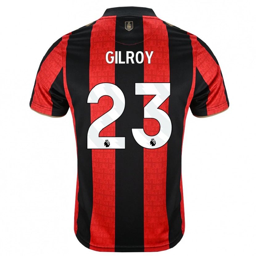Danxen Criança Camisola Chloe Gilroy #23 Goldenrod Vermelho Preto Principal 2026/27 Camisa