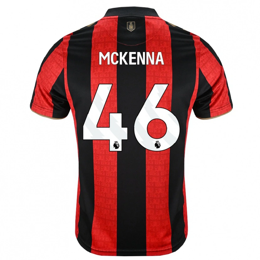 Danxen Criança Camisola Callan Mckenna #46 Goldenrod Vermelho Preto Principal 2026/27 Camisa