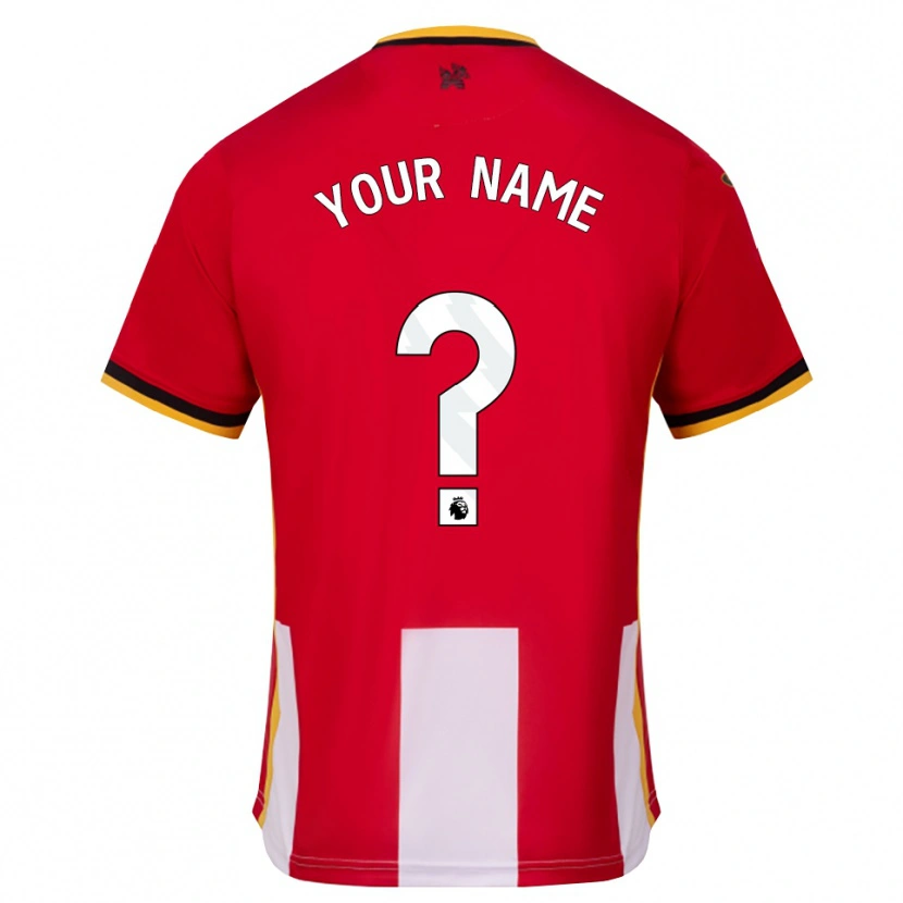Danxen Criança Camisola Seu Nome #0 Amarelo Preto Vermelho Principal 2026/27 Camisa